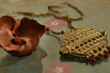 प्रभा ✺ Brass Necklace { 5 }